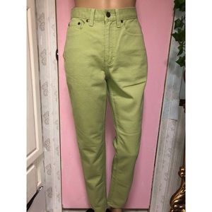 Vintage Green high waisted jeans